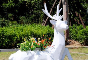 玻璃鋼幾何花盆，助您打造完美自然公園 