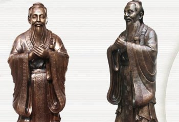 玻璃鋼雕像，脈絡(luò)古代名人孔子！