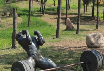 公園人物舉重運(yùn)動(dòng)員銅雕-公園人物銅雕 舉重運(yùn)動(dòng)員銅雕